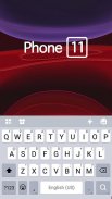 Red Phone 11 Theme screenshot 1