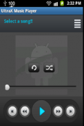 UltraX Music Player screenshot 0