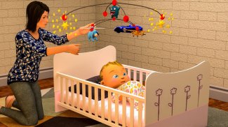 Mother Simulator 3D: juegos infantiles virtuales screenshot 0