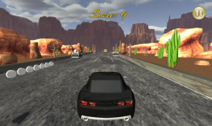3D Muskelautos der Verkehr Rennen Gratis Spiele screenshot 3