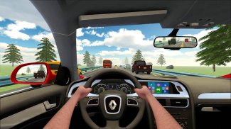 Lalu Lintas VR Balap Mobil Mengemudi: Game Virtual screenshot 3