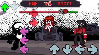 Music Battle: FNF vs Agoti Mod screenshot 0