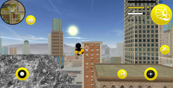 Neon Spider Stickman Rope Hero City Gangstar Crime screenshot 0