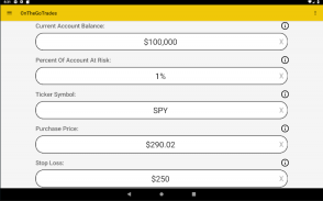 Position Size Calculator by On The Go Trades screenshot 4