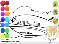 zeplin libro para colorear screenshot 10