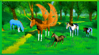 Flying Unicorn Pegasus family screenshot 1