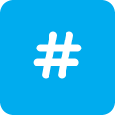 Hashtags Twitter - Get more Likes Followers Icon