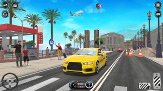 टैक्सी चालक 3डी ड्राइविंग खेल screenshot 7