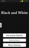 Tastiera in bianco e nero screenshot 0