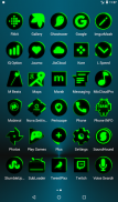 Flat Black and Green Icon Pack Free screenshot 20