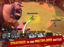 Gladiator Heroes Clash - Jogo de Luta e Estratégia screenshot 2
