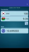 S Korea Won x Vanuatu Vatu screenshot 1