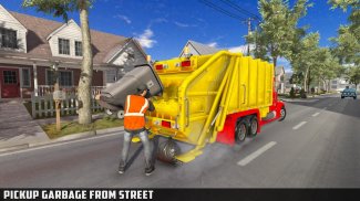 Garbage truck: Trash Cleaner Transport Driver Game screenshot 0