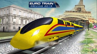 Euro Train Driving PVP 2019 screenshot 2