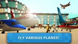 Airport Craft: Simulator Terbang & Bina Lapangan screenshot 0