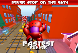 3D Subway Big Robot Run screenshot 1