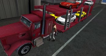 3D-Autotransporter LKW sim screenshot 0