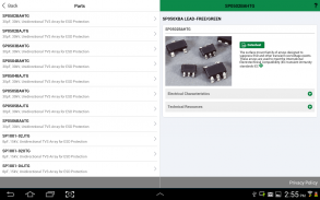 TVS Diode Array Part Selector screenshot 4