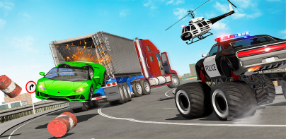 Police Monster Truck Car Games