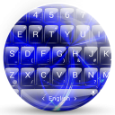 Тема клавиатуры GBluGalaxy Icon