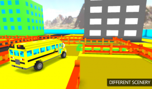 Blocky Bus Parking screenshot 1