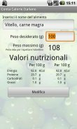 Conta Calorie Italiano DEMO screenshot 2