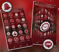 Red Leaves Launcher Theme screenshot 0