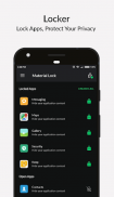 Applock Material - Bloqueio de Apps (No-Ads) screenshot 2