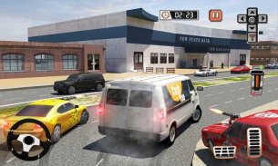ปล้นธนาคาร เงินสด รถบรรทุกรักษาความปลอดภัย 3D screenshot 5