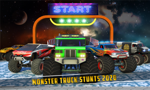 Monster Truck Mega Ramp Stunts Extreme Stunt Games screenshot 2