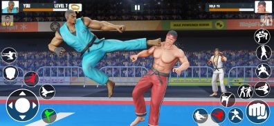 Tag Team Karate chiến đấu hổ thế giới Kung Fu King screenshot 10