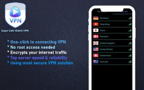 Super Safe watch VPN -  Vip Access Proxy VPN screenshot 1