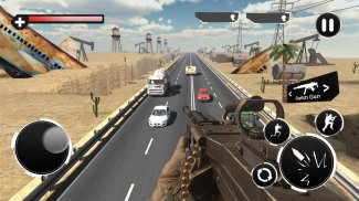 Traffic Sniper Shoot - FPS Gun War screenshot 0
