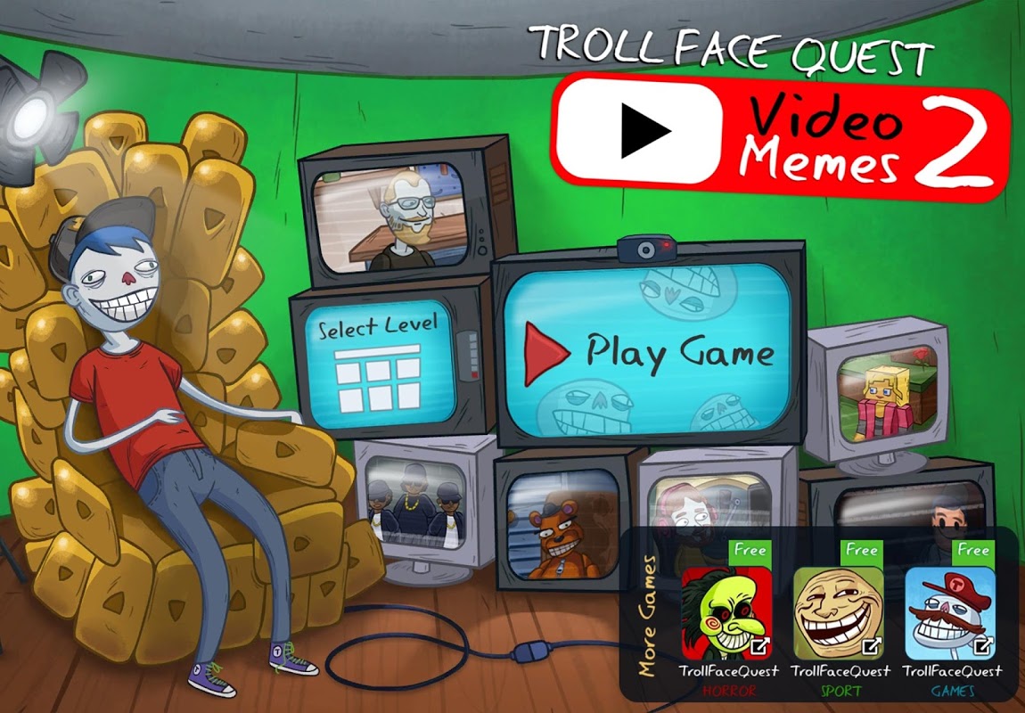 Troll Face Quest Video Memes 2 Streamer Influencer - Загрузить APK для  Android | Aptoide