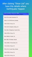 EarthQuake Watcher screenshot 1