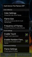 Dark Demon Fire Flames LWP screenshot 2