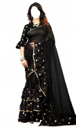 Women Ruffle Saree Photo Suit screenshot 6