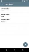 Blocage des Appels et SMS screenshot 1