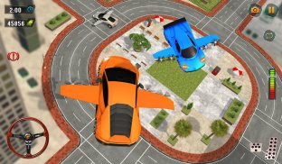 उडत गाडी खेळ गाडी उड्डाण 3D screenshot 1