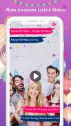 Birthday Video Maker with Song and Name screenshot 1