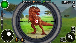 Real Dino Hunting Jungle Games screenshot 0