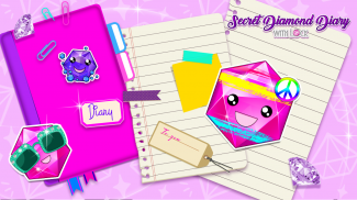 Secret Diamond Diary with Lock screenshot 3