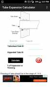 Tube Expansion Calculator screenshot 0