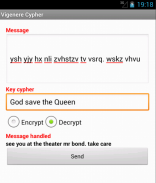 Vigenere Cipher screenshot 2