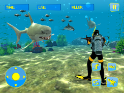 Scuba Diver Sniper Fury: cazador de ballenas azule screenshot 3