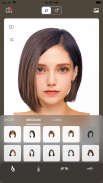 Hairstyle Try On: Bangs & Wigs screenshot 2