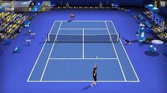Le tennis chiquenaudé 3D screenshot 0