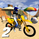 Motocross Spiaggia Salto 2 Icon