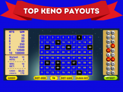 Keno Lucky Numbers Bonus Casino Games screenshot 1