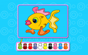 Coloring Game-Cute Fish screenshot 5